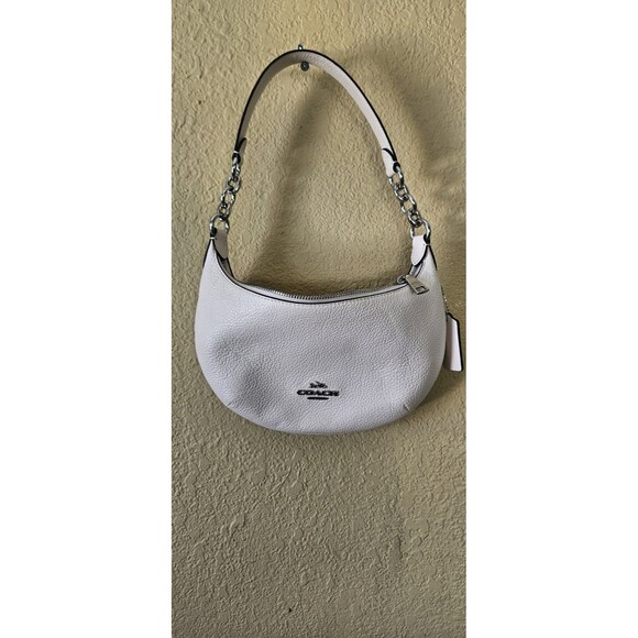 Coach Mini Payton Bag Shoulder Bag In Silver/Chalk CN011 NWT - Picture 1 of 6